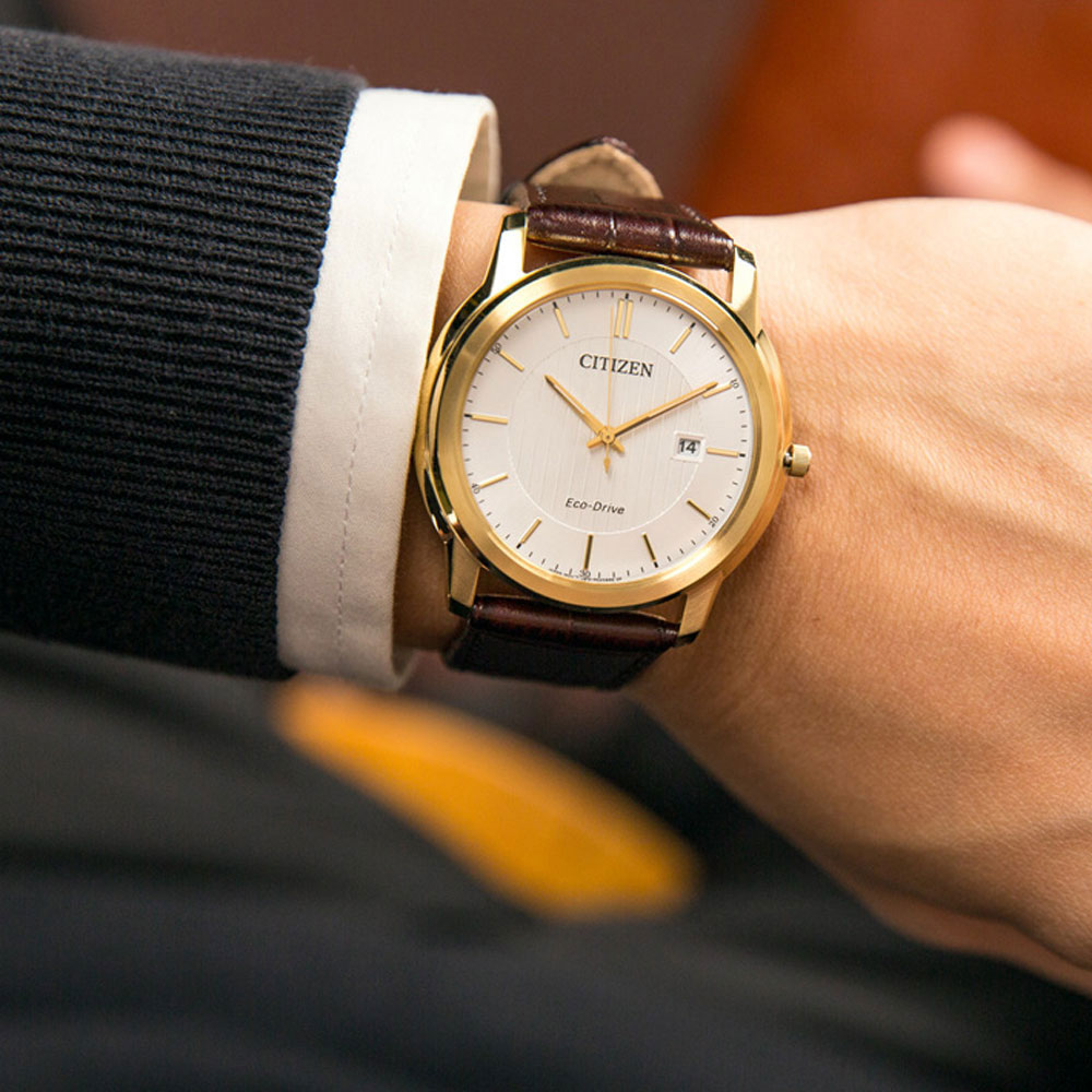 Đồng Hồ Nam Citizen Dây Da AW1212-10A - Mặt Trắng