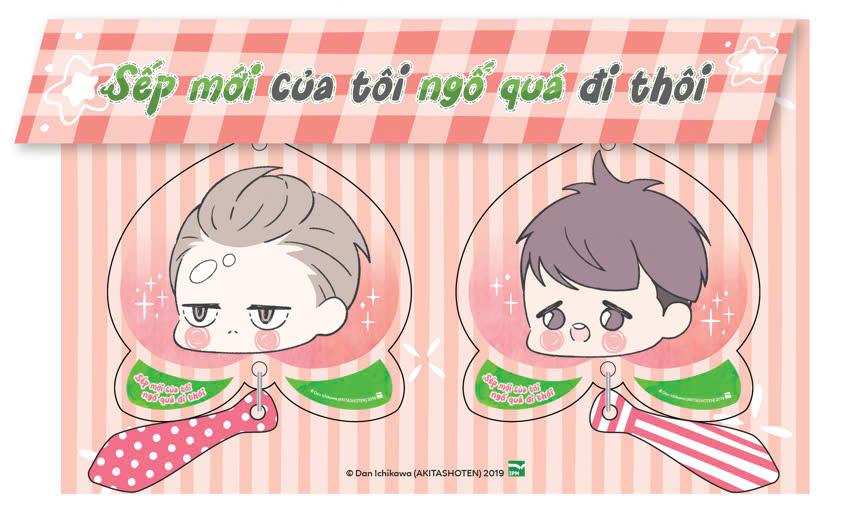 Sách - Bộ Manga - Sếp Mới Của Tôi Ngố Quá Đi Thôi - Tập 1 + Tập 2 (Bộ 2 Tập) - Tặng Kèm 2 Standee Bập Bênh + 1 Leaflet + 1 Set Acrylic Charm + 1 Set Bookmark Nam Châm + 1 Thiệp Gấp Hình Bùa