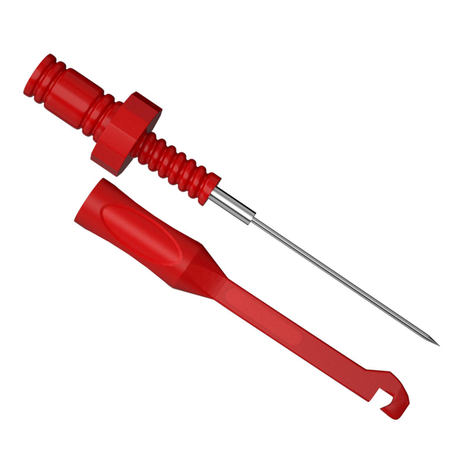 Multimeter Leads Test Hooks Clip Repair Tool Wire Piercing Durable Test Probe Electrical Test Probes Set for Device