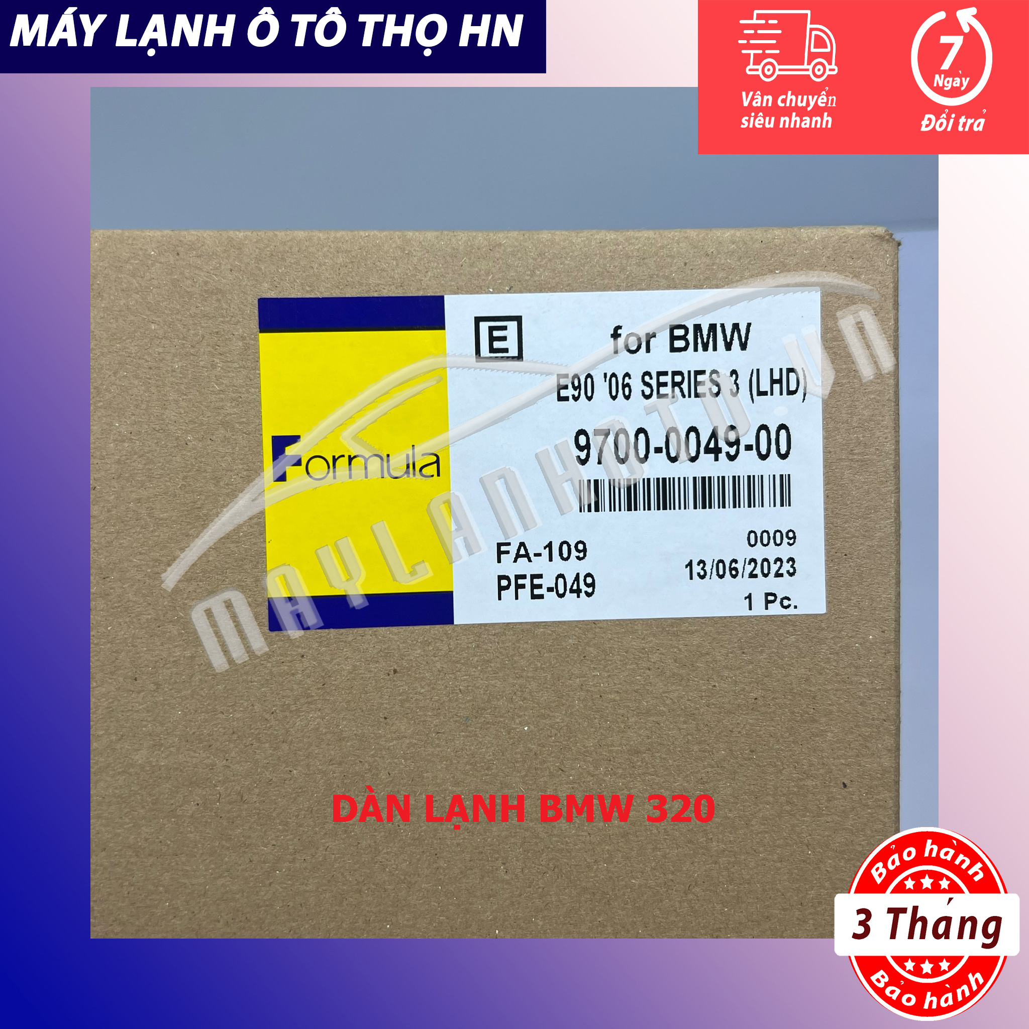 Dàn lạnh BMW 318i - 320i - 325i 2008-2009-2010-2011-2012-2013 Hàng xịn Thái Lan 08 09 10 11 12 13