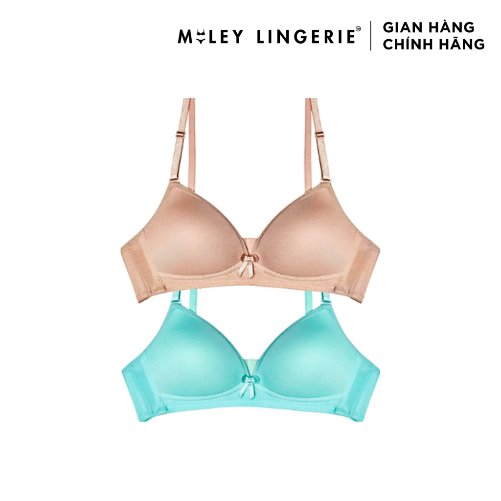 Bộ 2 Áo Ngực Nữ Cotton Không Gọng Miley Lingerie BRW_02