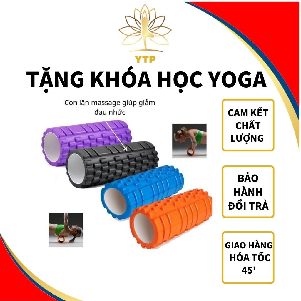 Con Lăn Cột Sống Dài 33cm Cao Cấp, Con Lăn Massage Trị Liệu Phục Hồi Cơ, Foam Roller Tập Gym, Yoga, ONEFFIT Con Lăn