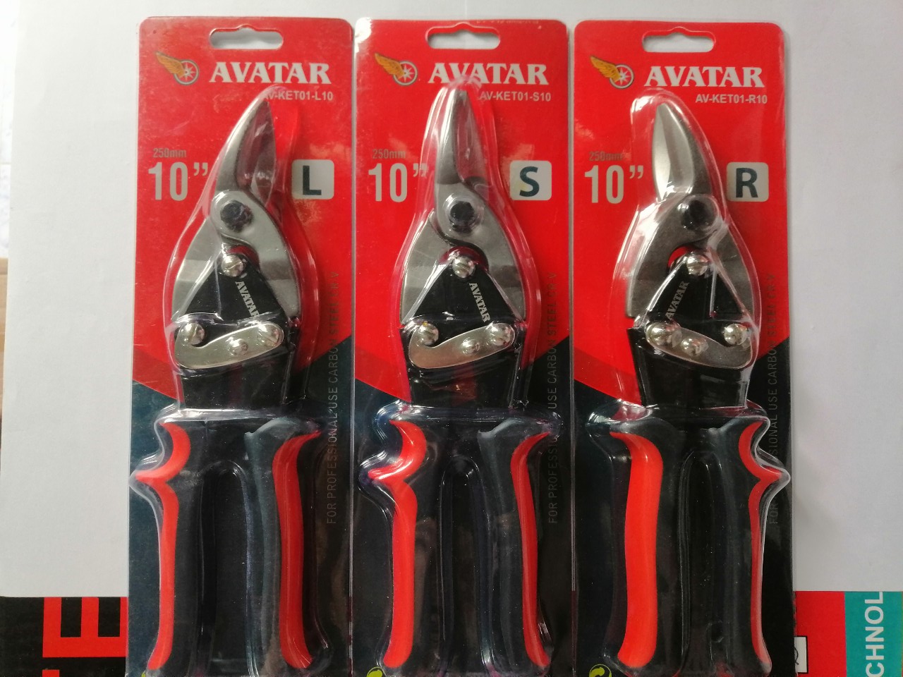 Kéo cắt tôn AVATAR thẳng/trái/phải 10 inch - 250mm