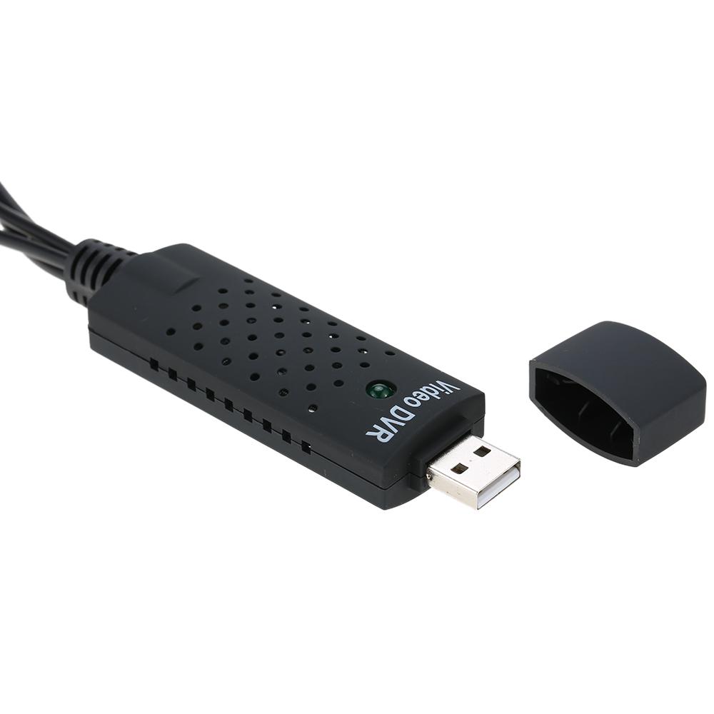 USB 2.0 DVR Video Audio Camera CCTV Capture Recorder Adapter Card for Win 7/8/10/2000, for Win XP / Vista for PC Laptop
