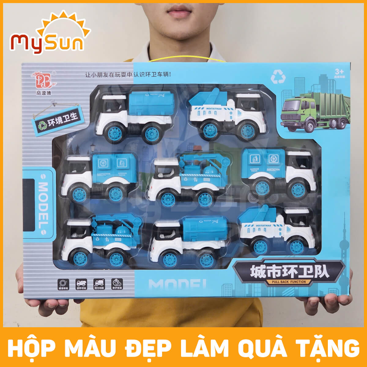 Mô hình xe cứu hỏa đồ chơi bộ xe ô tô cứu hỏa xe phun nước xe thang xe bồn chở nước chữa cháy đồ chơi cho bé