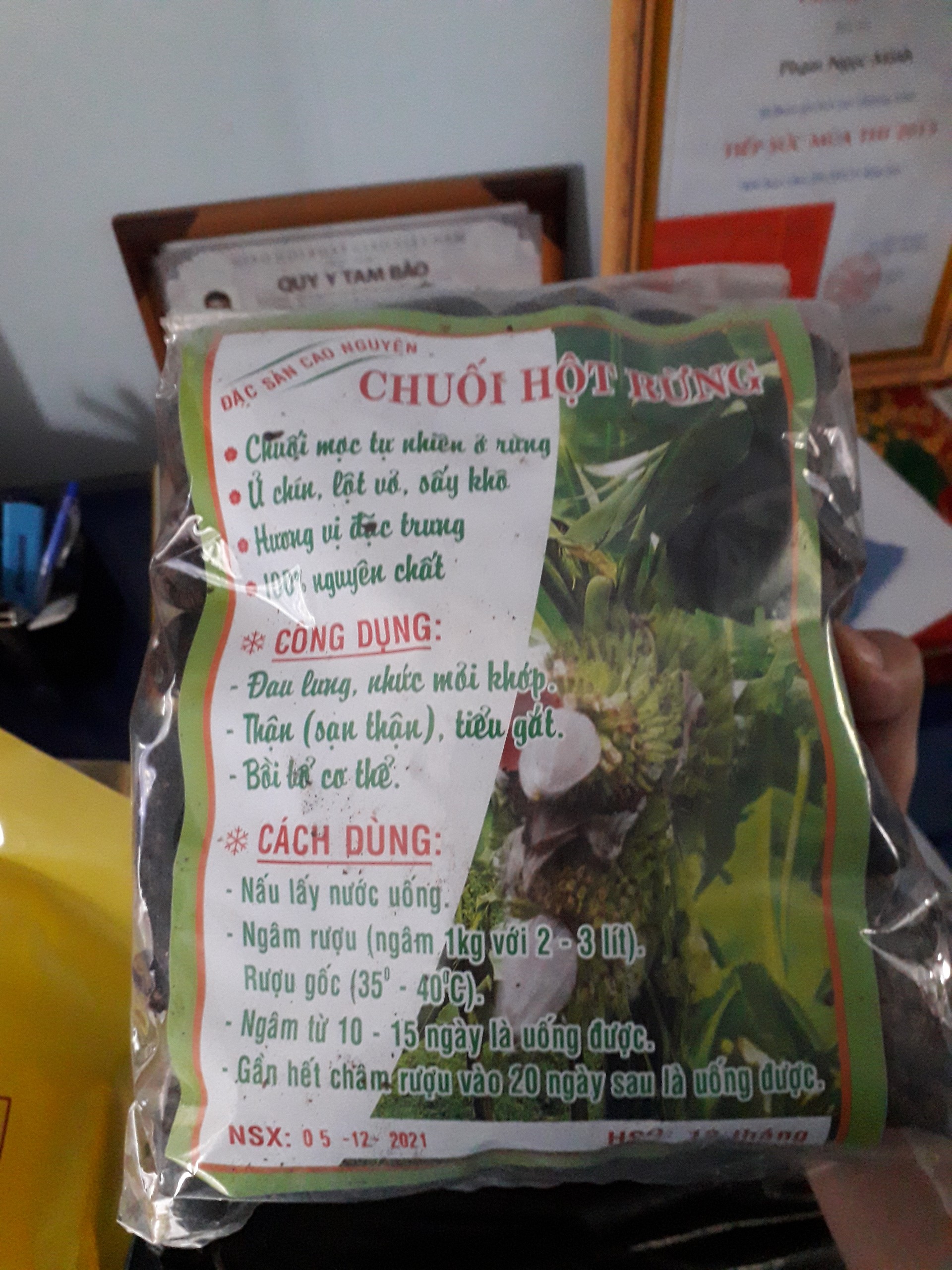 1 KG CHUỐI HỘT RỪNG .