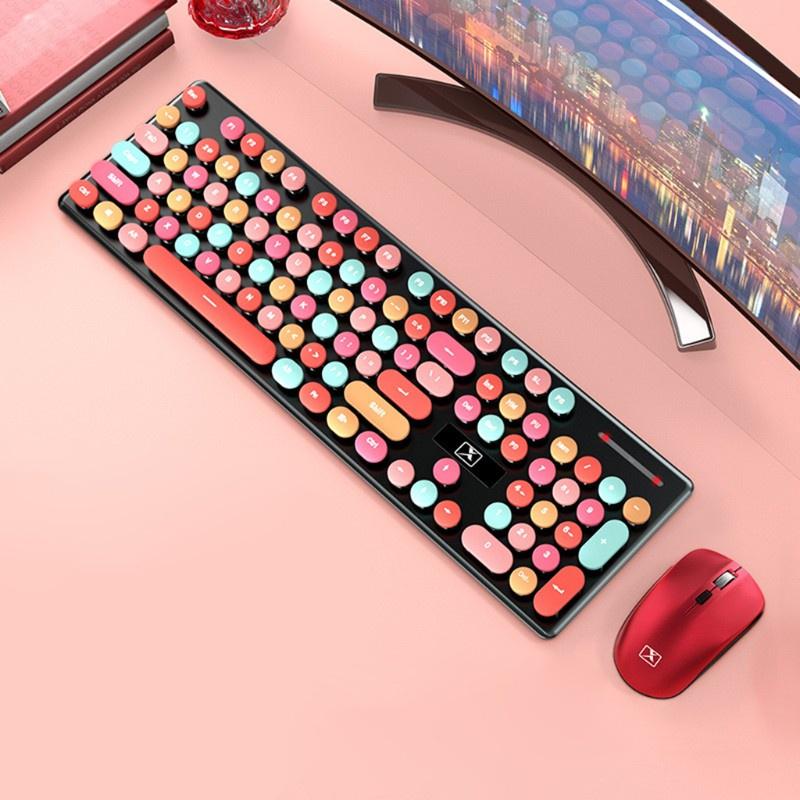 HSV Wireless Keyboard and Mouse Set Silent Desktop Computer Laptop Keypad Business Office Home Mute Mice Keyboard