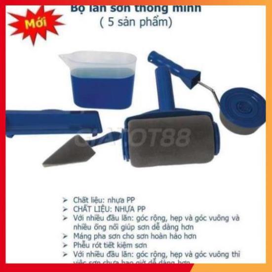 Bộ lăn sơn thông minh công nghệ mới. Con lăn sơn thông minh 5 món tiện lợi 206772