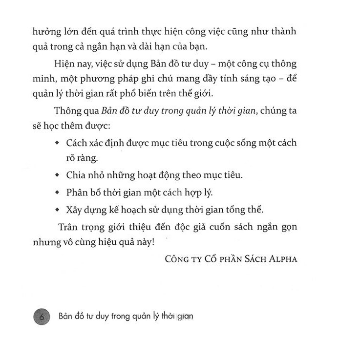 Sách Bản Đồ Tư Duy Trong Quản Lý Thời Gian (Tái bản 2022)