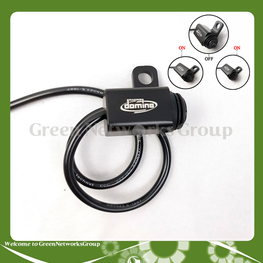 Công tắc 3 chế độ Domino gắn tay lái xe máy Green Networks Group