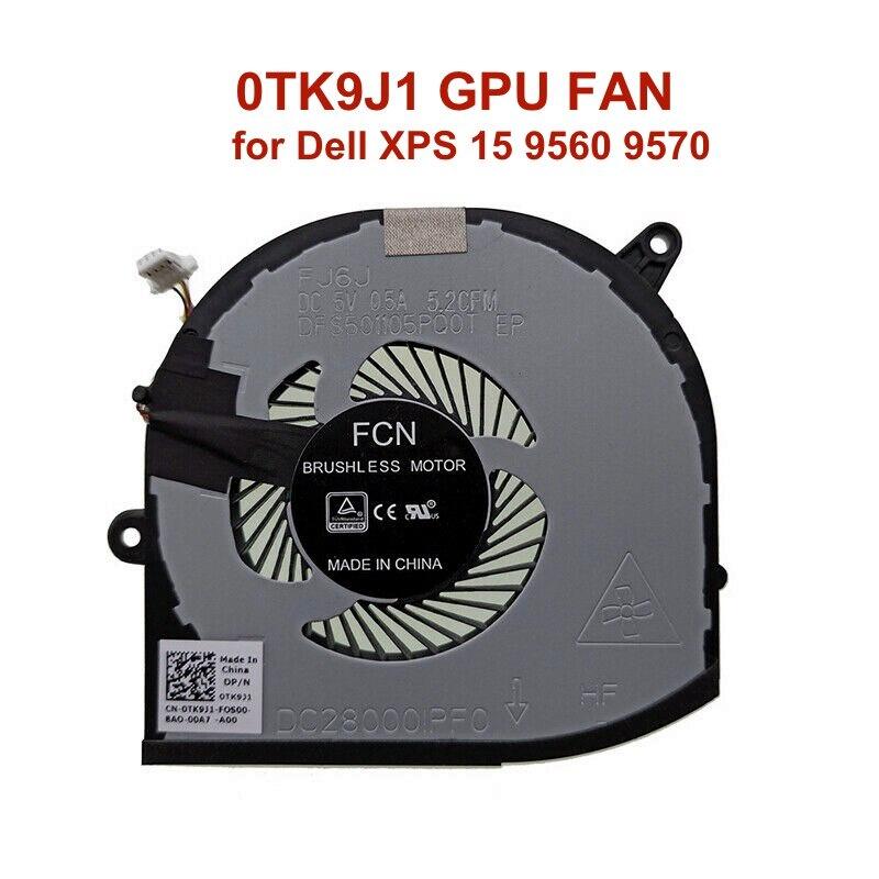 GPU Cooler Radiator 5v Fan For PC Cooling Fans for Dell XPS 15 9560 9570 Precision 5520 5530 Series 0TK9J1 TK9J1 DC28000IPF0 NEW