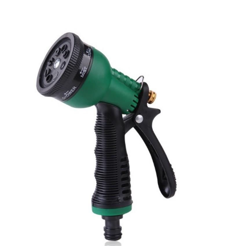 Vòi xịt rửa xe,Vòi phun nước tưới cây tăng áp thông minh 8 chế độ 815621