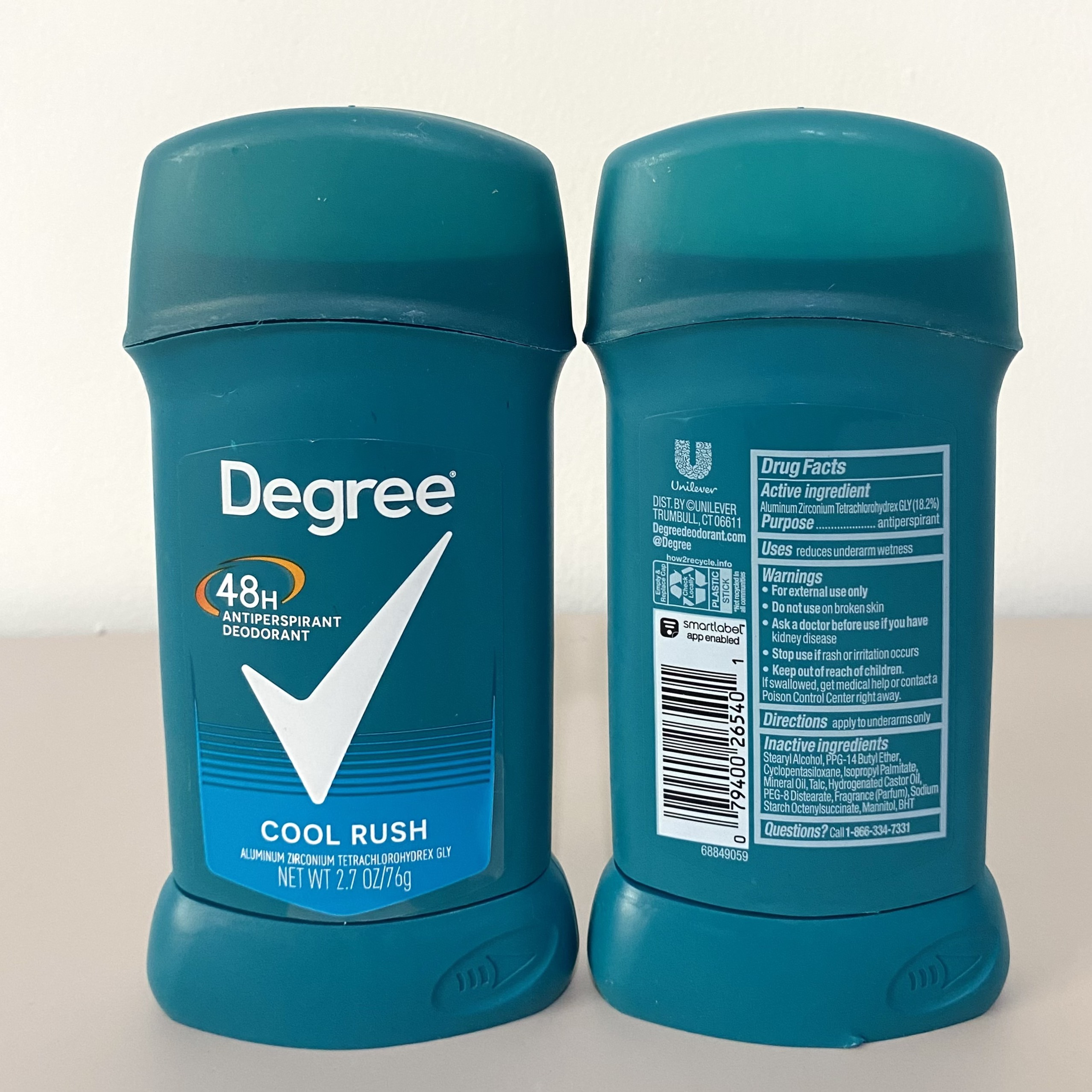 Lăn Khử Mùi Degree Men Cool Rush 48H 76g Nhập Mỹ