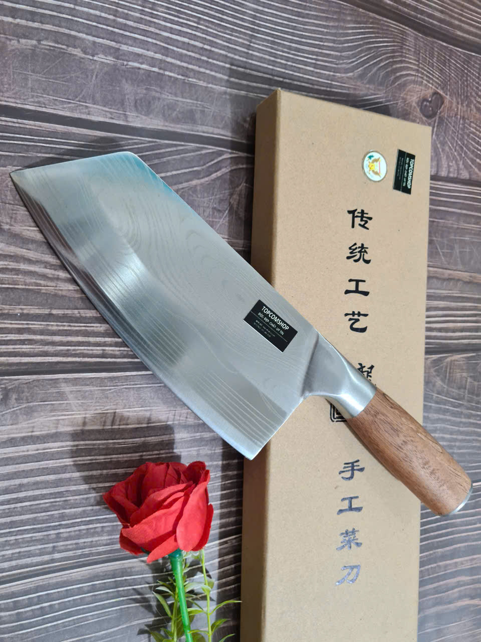 DAO - DAO BẾP NHẬT BẢN SANTOKU MÃ  A23 DT124 nt topcoomshop vn