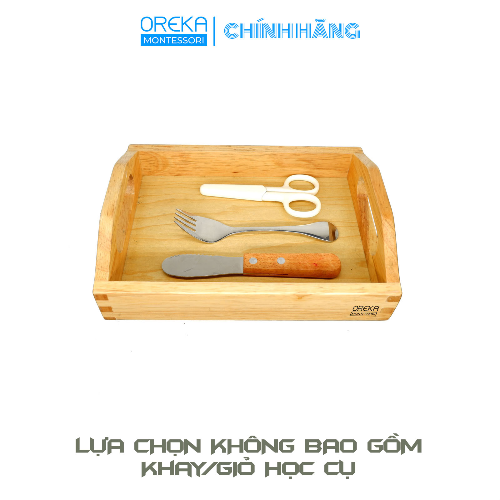 Bộ giáo cụ Oreka Montessori Hướng dẫn đưa Vật sắc nhọn