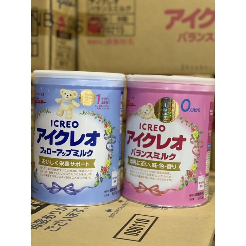 SỮA BỘT GLICO ICREO SỐ 0/ SỐ 1 800gr