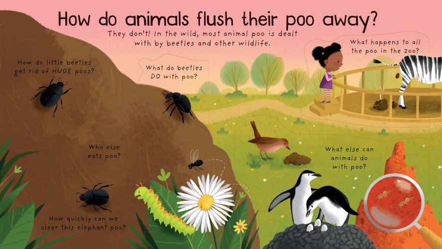 Sách tương tác thiếu nhi tiếng Anh: First Questions And Answers: Where Does Poo Go?