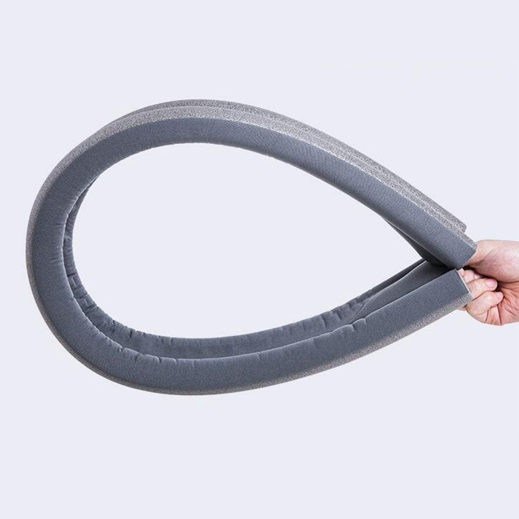 4Pcs Flexible Foam Draught Excluder Window Door Bottom Seal Strip Rubber