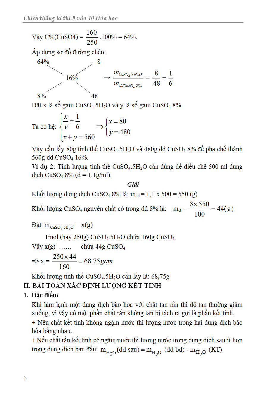 Chiến Thắng Kì Thi 9 Vào 10 Hóa Học - KV