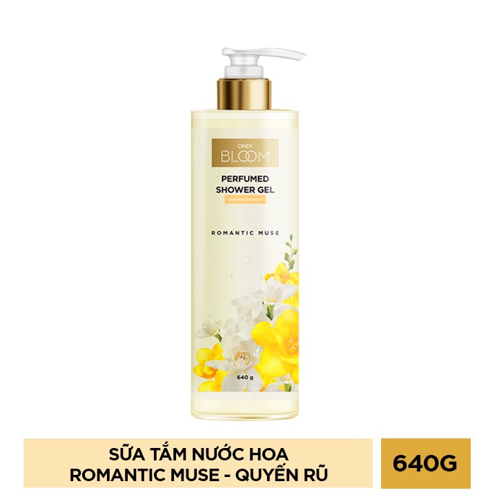 Combo 2 Chai Sữa Tắm Nước Hoa Cindy Bloom Hương Urban Vibes + Romantic Muse (640g/chai)