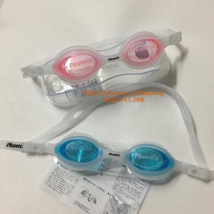 Kính bơi Hàn quốc Phoenix PN 207 kèm hộp đựng sang trọng tặng kèm 1 đôi bịt tai