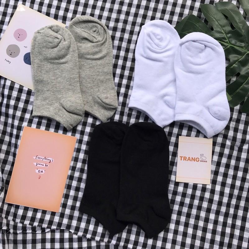 Tất trơn ngắn cổ Pastel