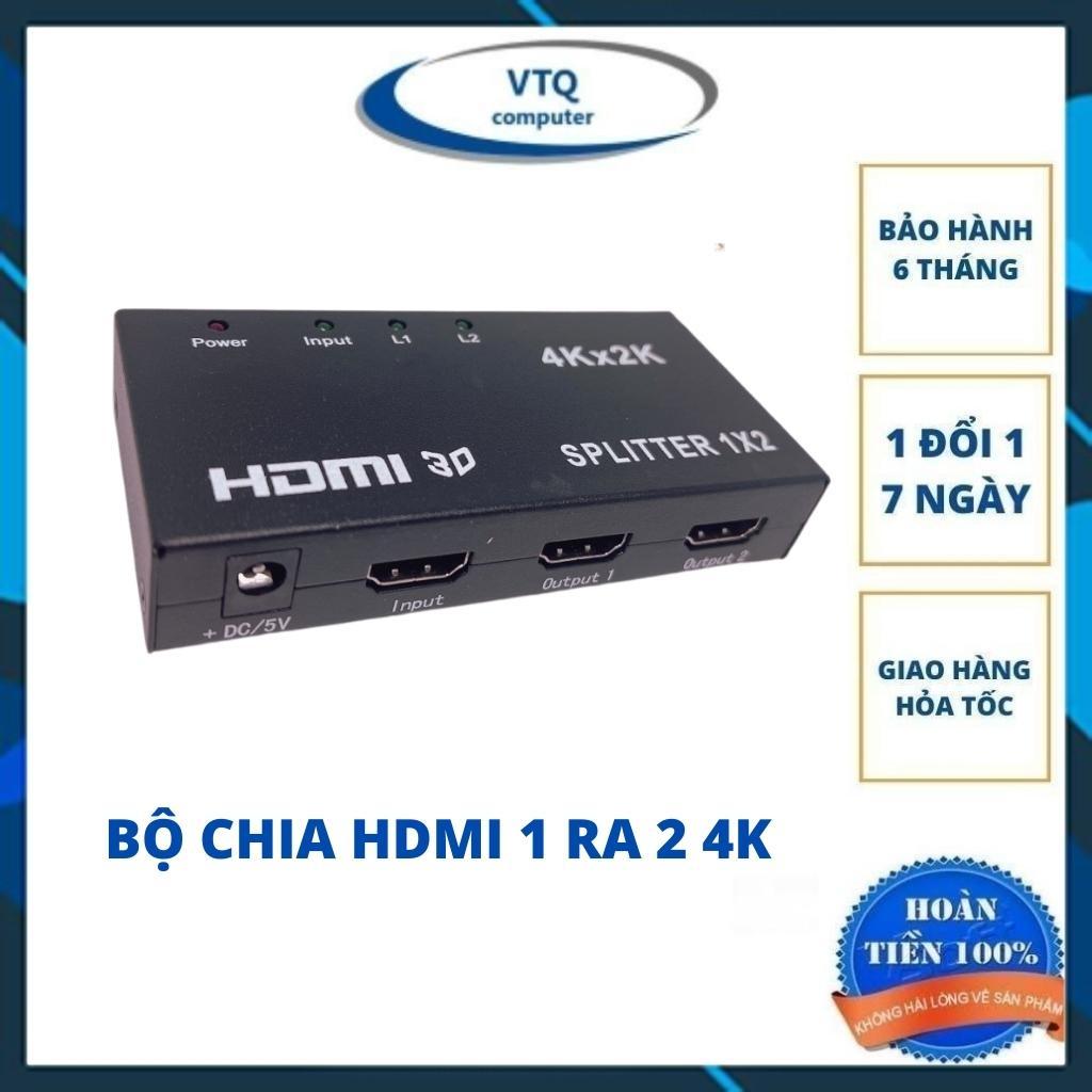 Bộ chia hdmi 1 ra 2 4Kx2K, hup chia cổng HDMI hàng tốt. bảo hành 6 tháng