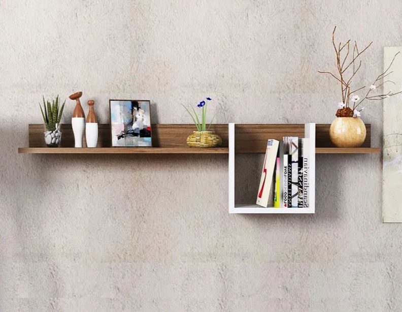 Kệ Gỗ Trang Trí Treo Tường Sáng Tạo Juno Sofa CTKT506 KT 120 x 30 x 16.7cm