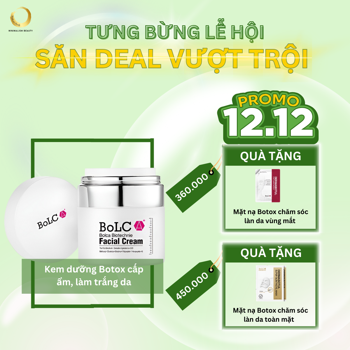 Kem dưỡng trắng, chống nhăn Bolca Biotechnie Facial Cream