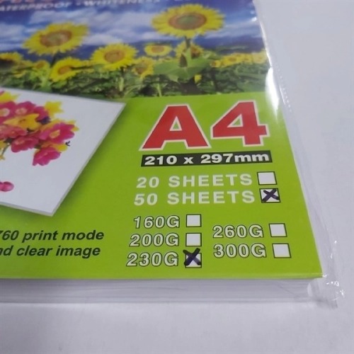 Giấy in ảnh Parrot 230Gsm A4 2 mặt bóng