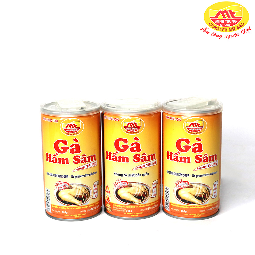 Gà hầm sâm Minh Trung Lốc 3 Lon