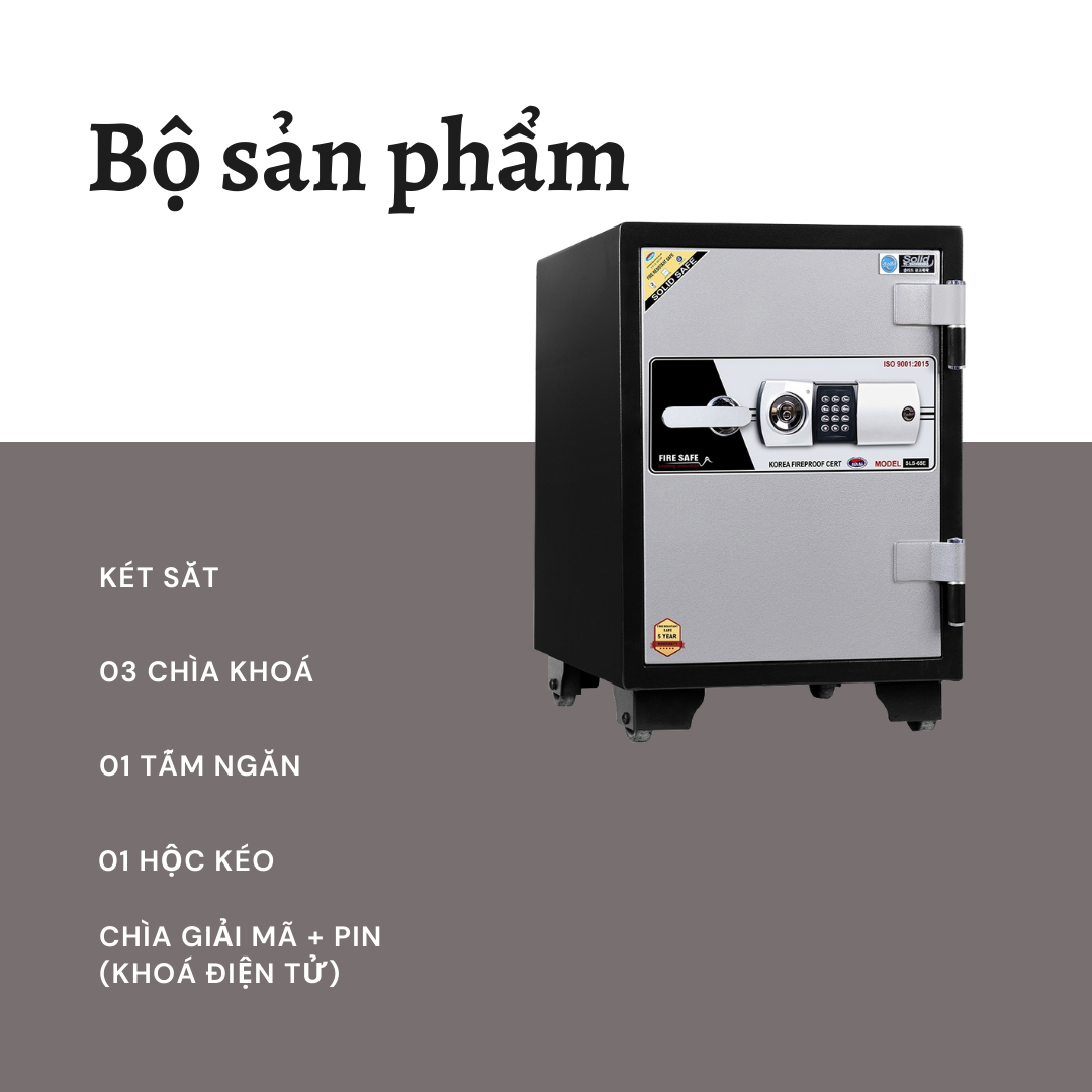 Két Sắt Solid SLS-65E (130kg)