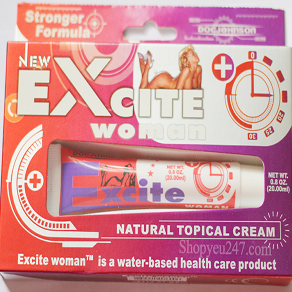 Gel bôi trơn tăng khoái cảm EXCITE WOMAN + Gel bôi trơn JEX