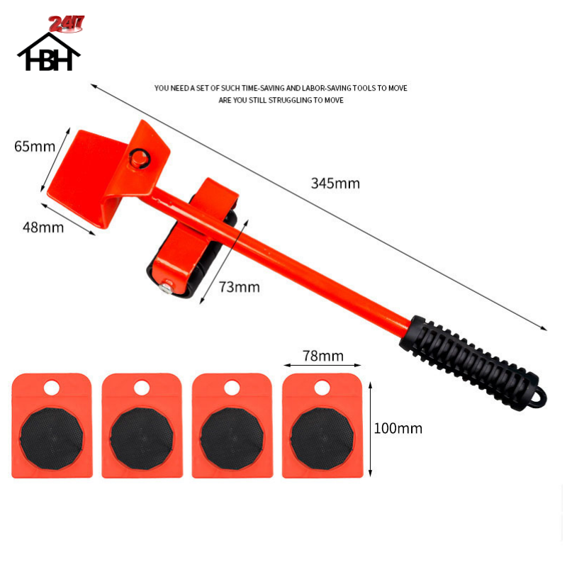 Bộ dụng cụ nâng và di chuyển đồ đạc tiện dụng ( giao mầu ngẫu nhiên )