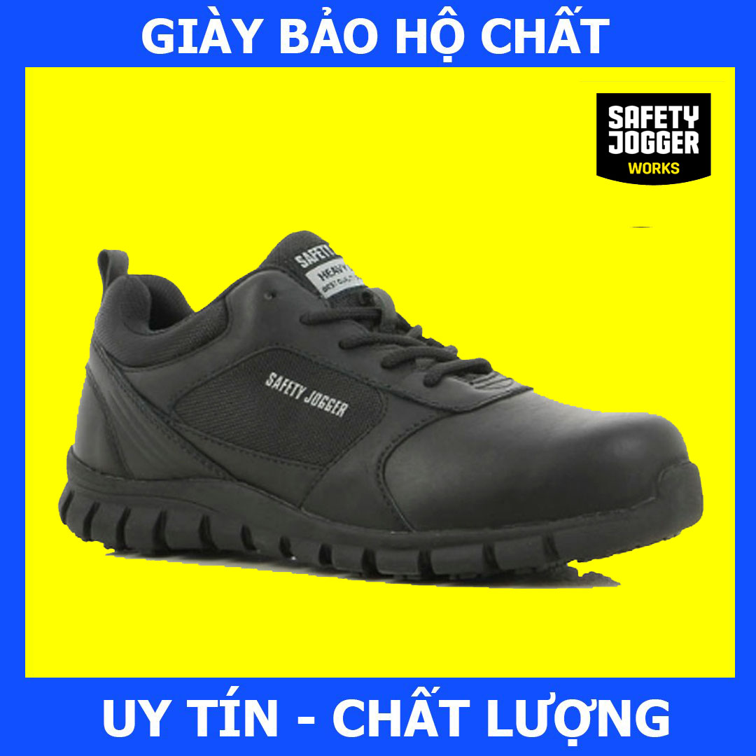 Giày Bảo Hộ Safety Jogger Komodo Siêu Nhẹ, Da Thật Chống Thấm Nước, Chống Tĩnh Điện ESD, Chống Va Đập