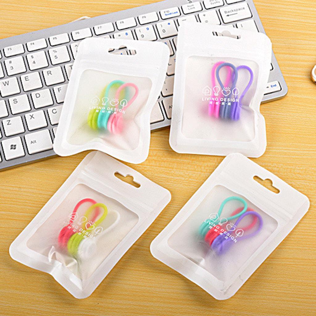 6Pack Magnetic Earphone Winder Wrap for Headphones USB Cable Organizer