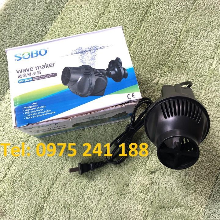 Máy thổi luồng tạo sóng hồ cá Sobo WP 200M 12W, thổi xa 80cm
