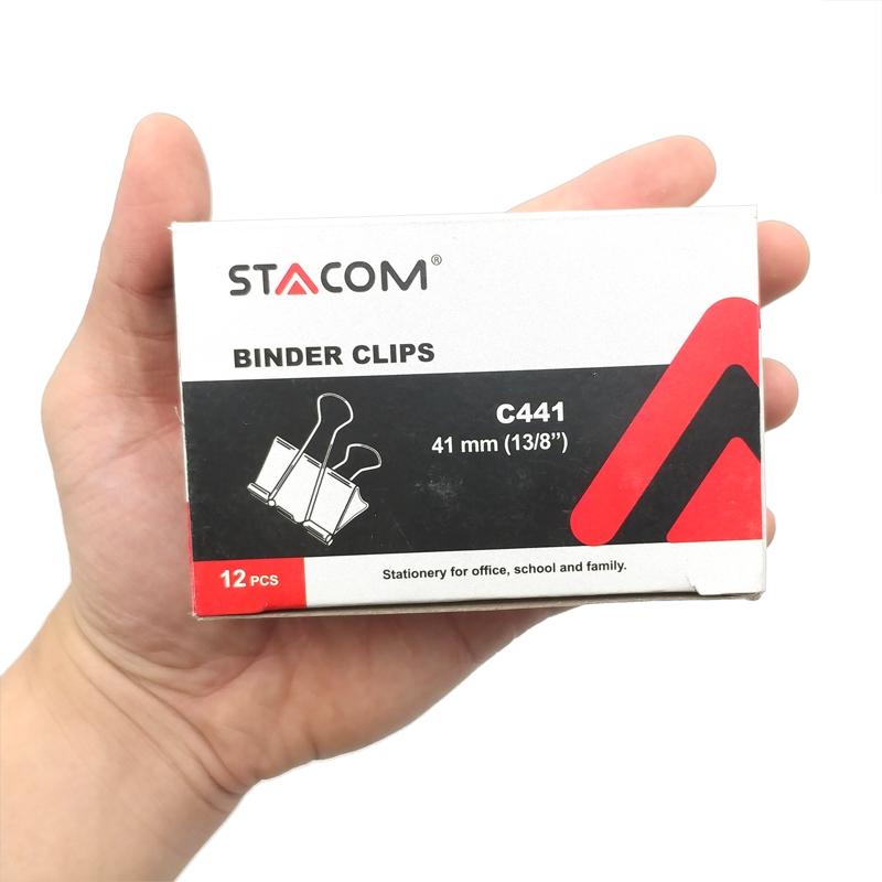 Hộp 12 Kẹp Bướm 41 mm - Stacom C441