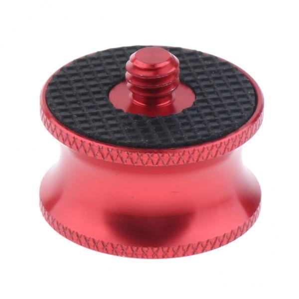 2-4pack 1/4" Male to 3/8" Female Adapter Converter for Tripod Monopod Camera Red