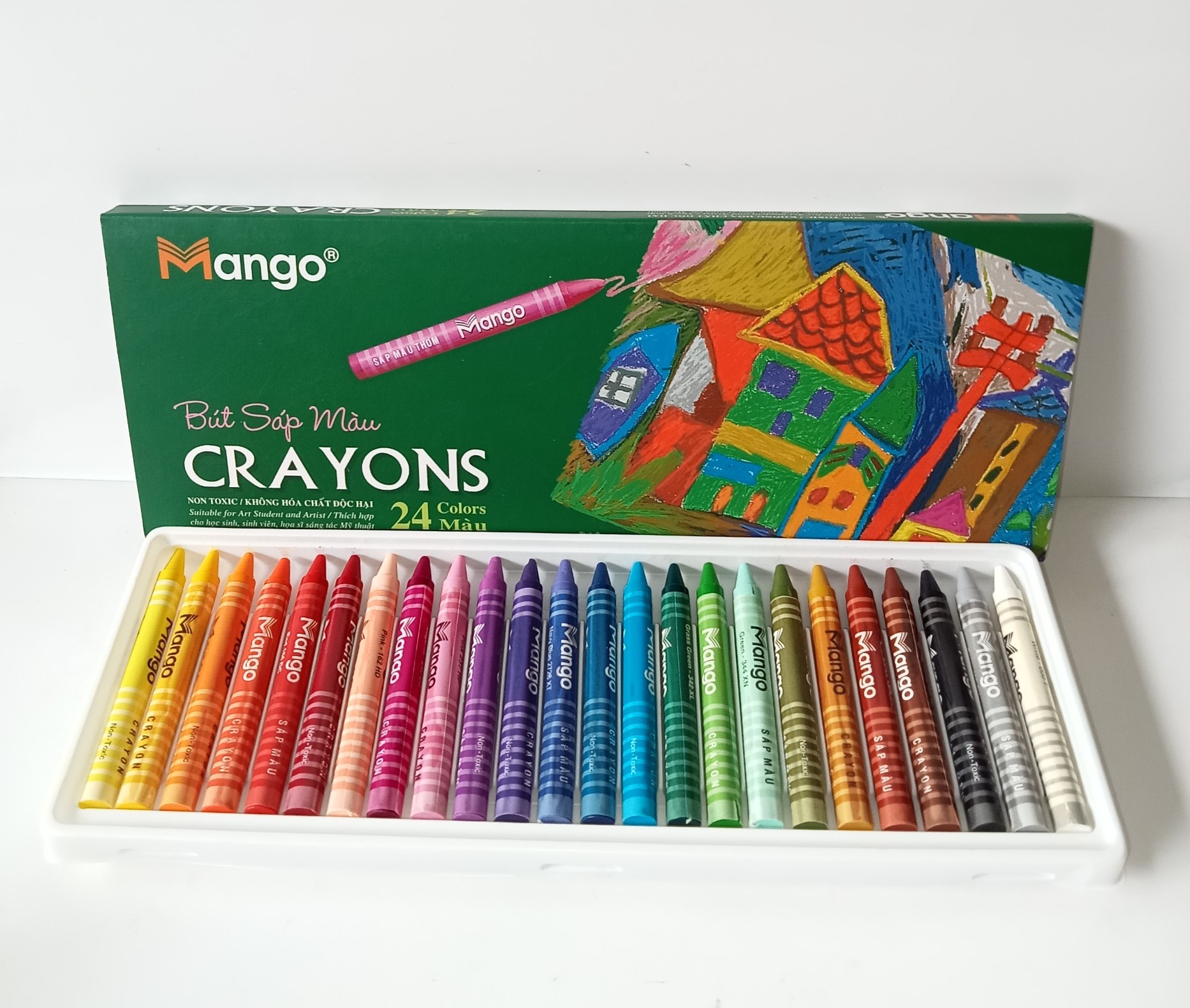 Sáp Màu Mango 24 Màu