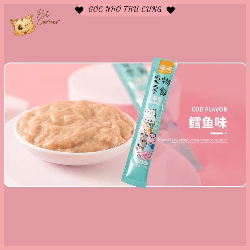 Súp thưởng cho mèo nhiều loại Shizuka | Ciao | Cat Food | Pet Snacks | Masti (15gr)