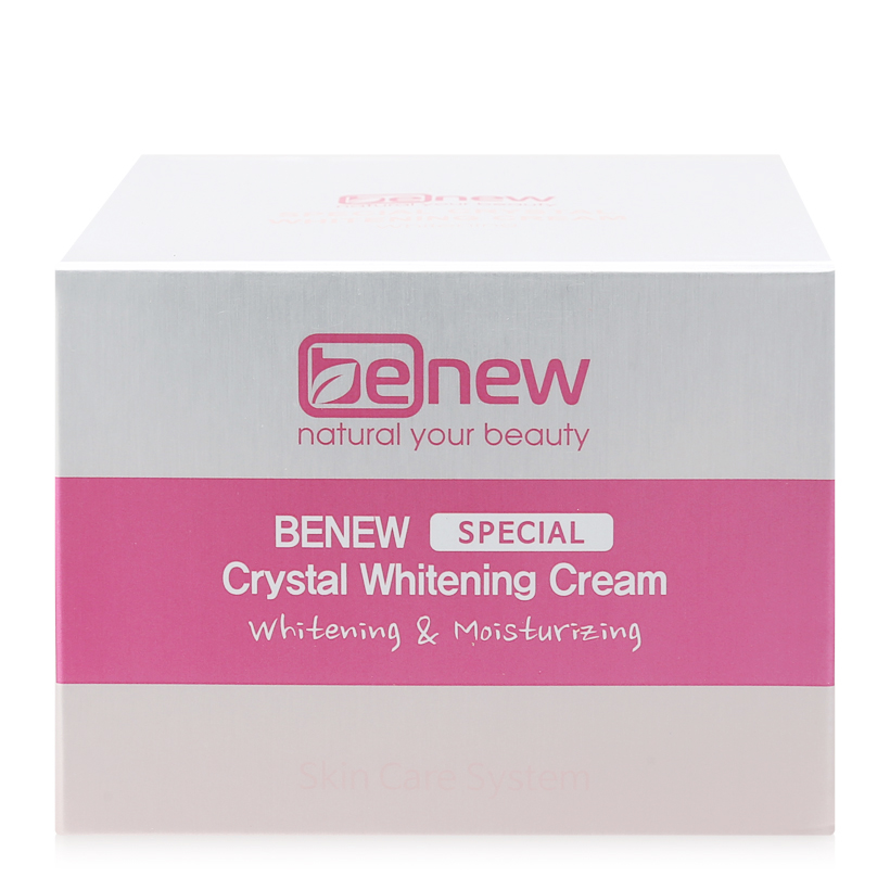 [Tặng kèm móc khoá] Kem dưỡng trắng da cao cấp Benew Special Crystal Whitening Cream Hàn Quốc 50ml