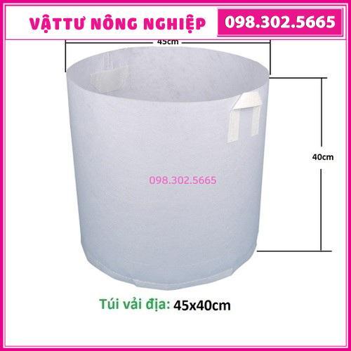 Set 5 túi vải trồng cây, hoa kích thước 45x40cm