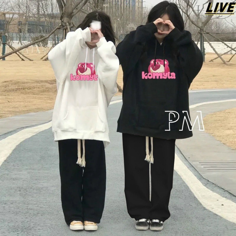 ÁO HOODIE - ÁO KHOÁC NỈ NGOẠI Dây full zip HOOIDE MỚI in KOMY.LA