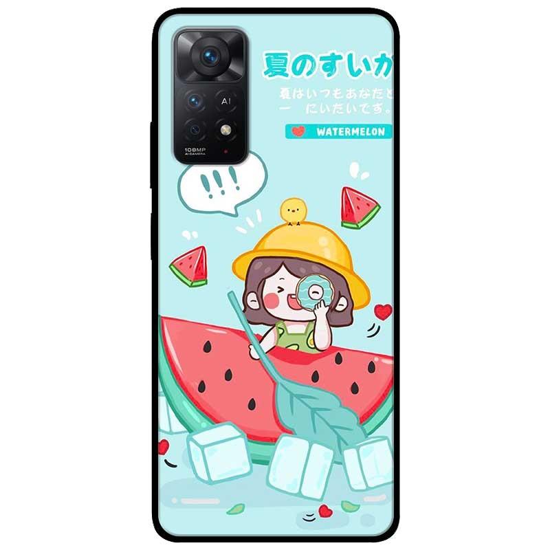 Ốp lưng dành cho Xiaomi Redmi Note 11 Pro 5G mẫu Cô Gái Dưa Hấu