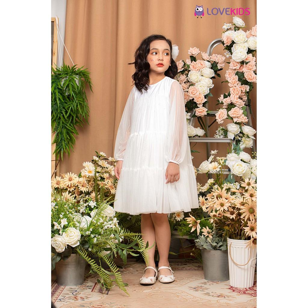 Váy công chúa babydoll kim tuyến GMG20DR029/ LKG20DR029 - Lovekids