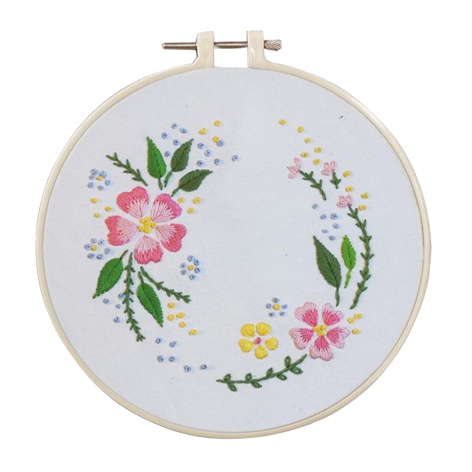 Full Range of Embroidery Starter Kits Cross Stitch Kit for Adult Flower1