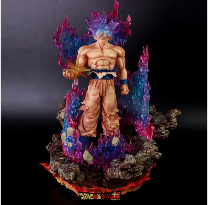 (Hàng sắp về) Mô hình Goku supper saiyan Dragon ball có Led 35cm