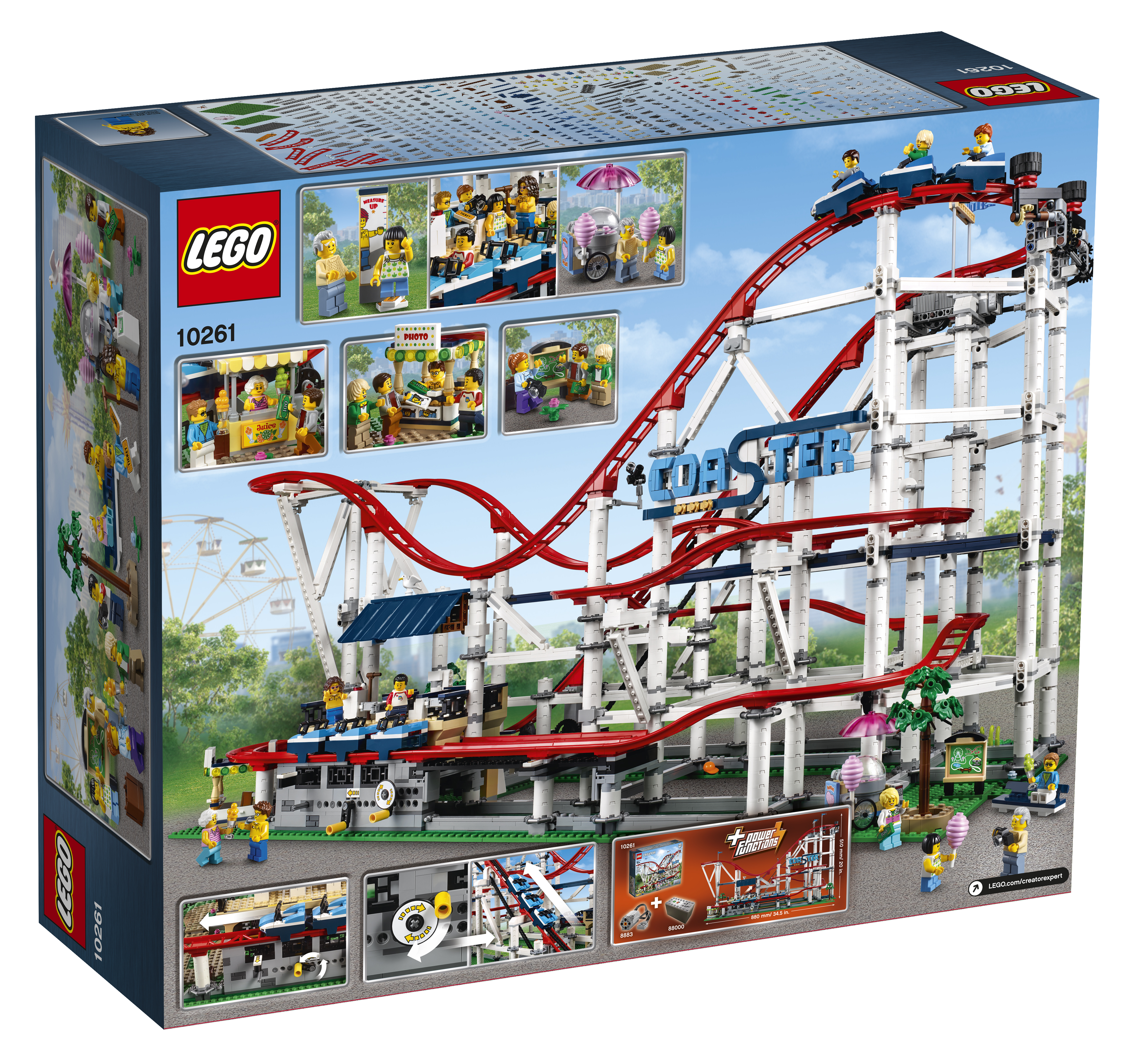 LEGO Creator Expert 10261 Tàu Lượn Siêu Tốc (4124 chi tiết)