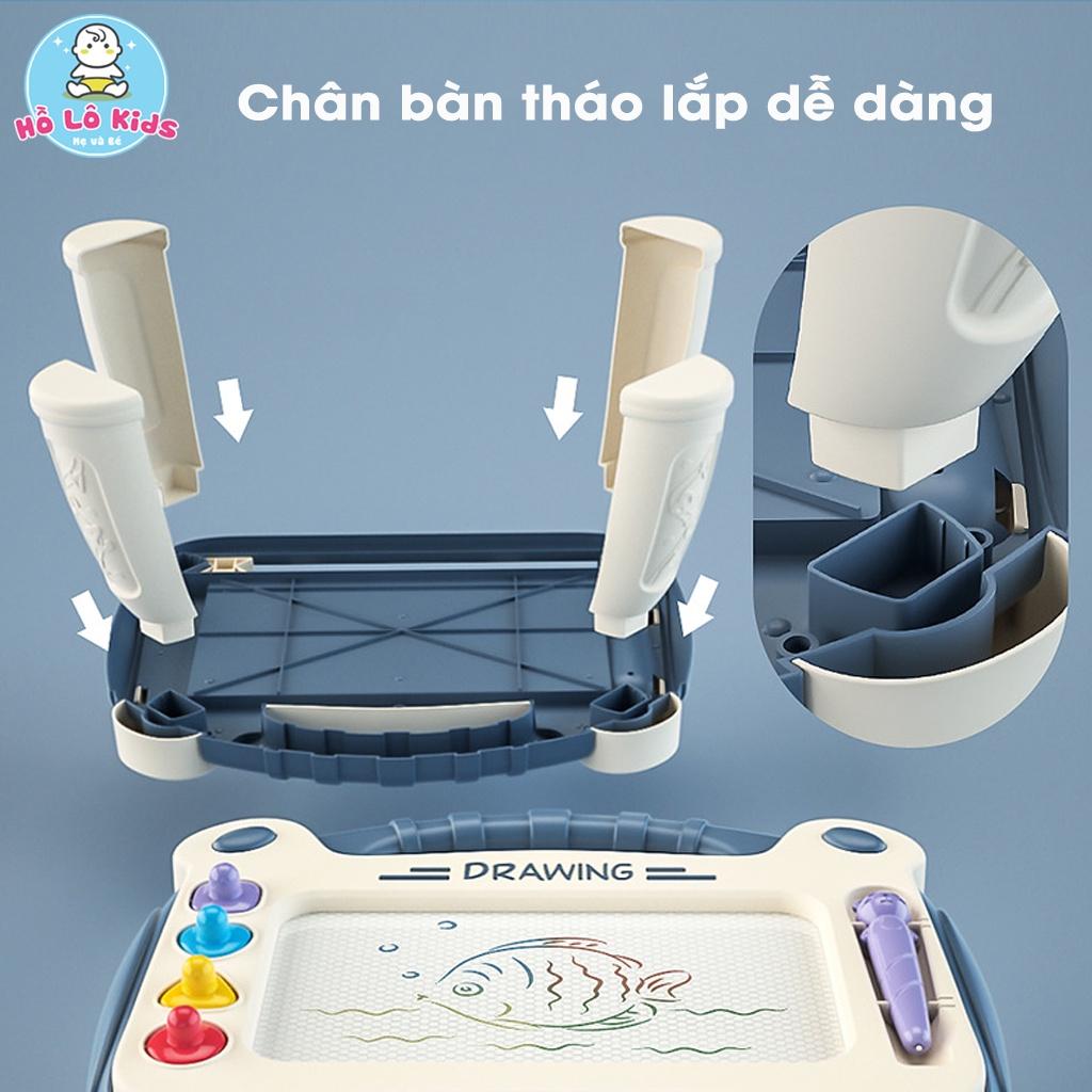 Bảng vẽ tự xóa sáng tạo thông minh có chân bàn tập vẽ cho bé Hồ Lô Kids